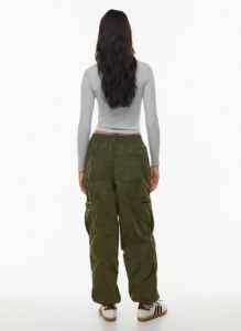 explore parachute pant sold by Aritzia