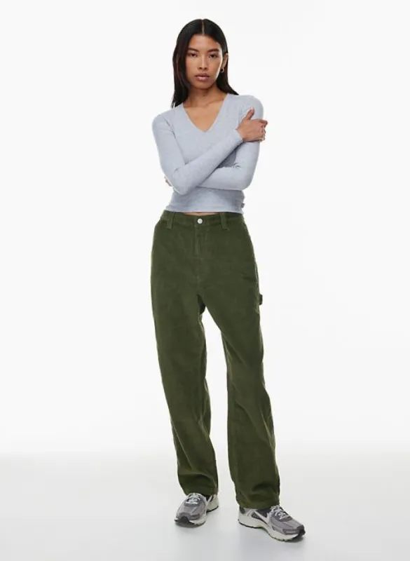 greenwich corduroy pant sold by Aritzia
