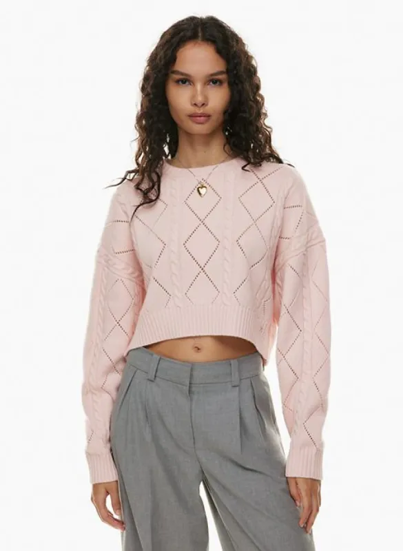 peggy cropped sweater sold by Aritzia