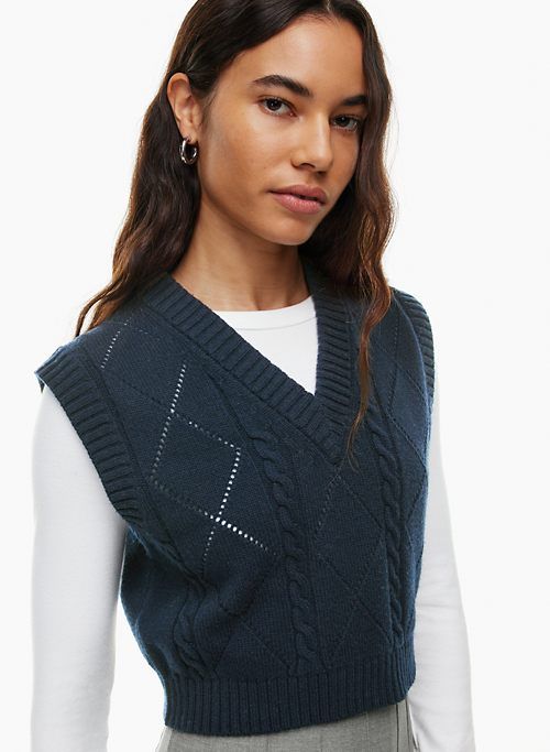 winston sweater vest sold by Aritzia