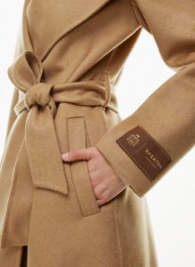 portfolio double face coat sold by Aritzia