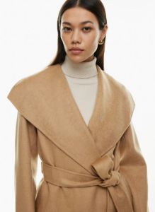 portfolio double face coat sold by Aritzia