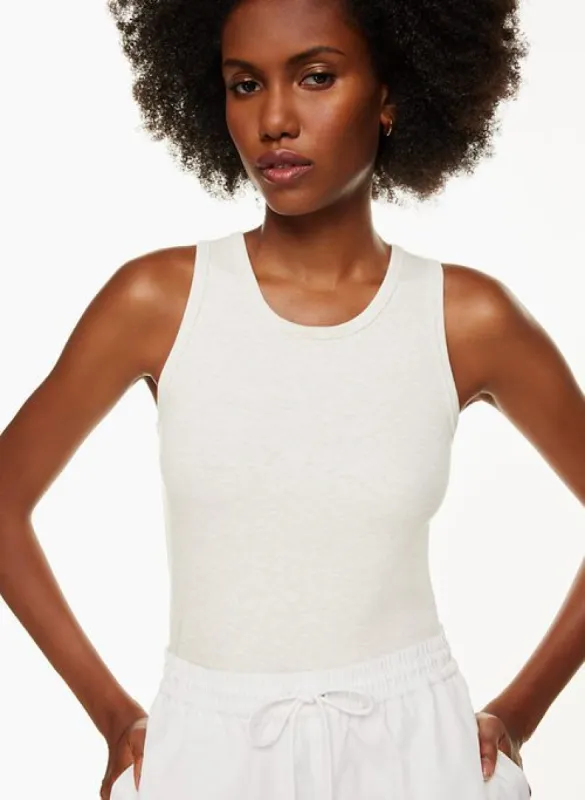luxe lounge concise tank sold by Aritzia