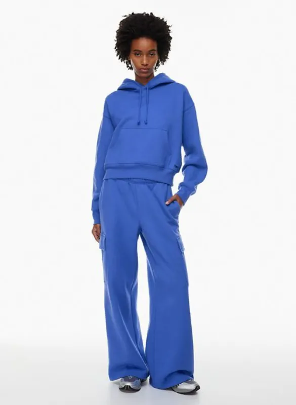 cozy fleece mega cargo™ wider sweatpant sold by Aritzia