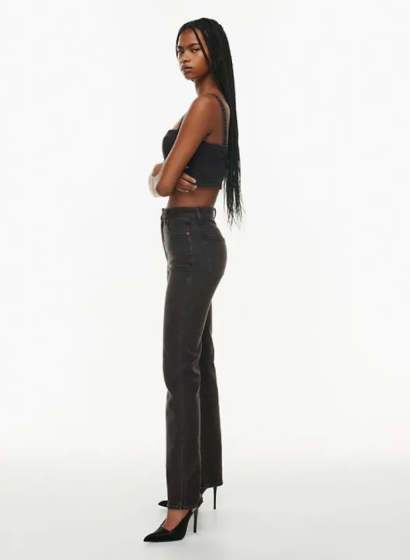the 90s naomi super hi stovepipe jean sold by Aritzia