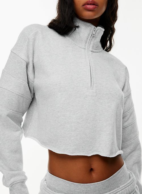 terry fleece mega ½ zip sweatshirt sold by Aritzia product image thumbnail 5