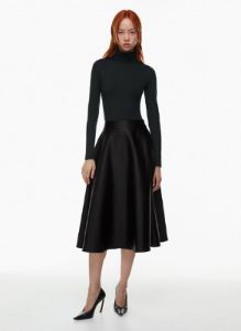futurism satin skirt sold by Aritzia