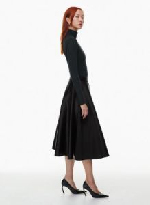 futurism satin skirt sold by Aritzia