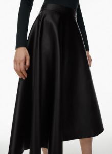 futurism satin skirt sold by Aritzia