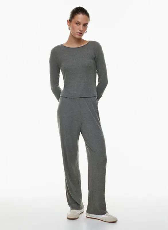 luxe lounge tomorrow pant sold by Aritzia