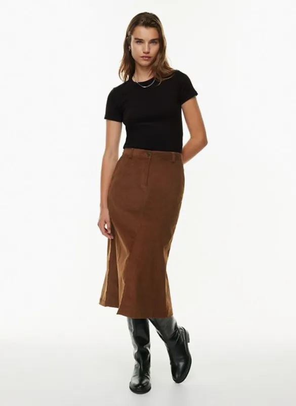 miko corduroy skirt sold by Aritzia