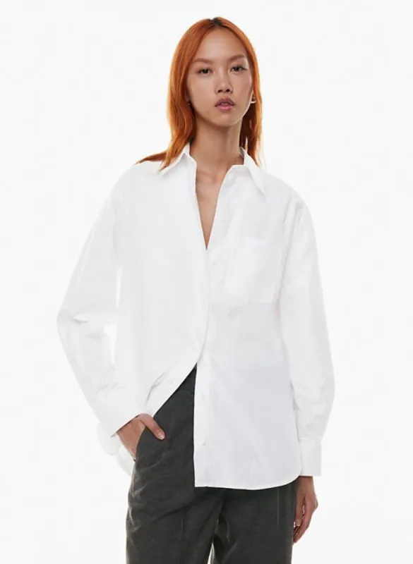 essential oversized oxford shirt sold by Aritzia