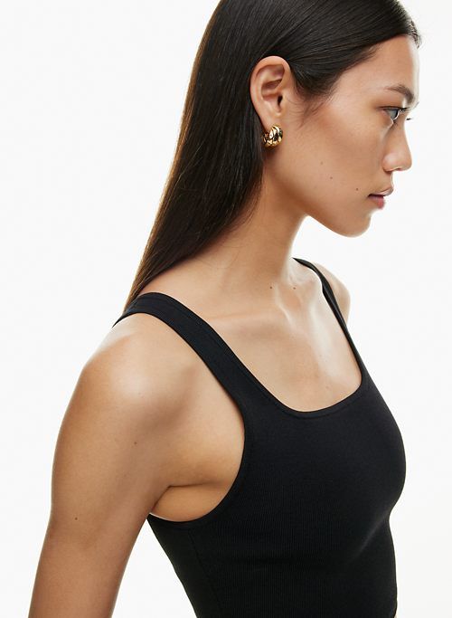 sculpt knit squareneck cropped tank sold by Aritzia product image thumbnail 2