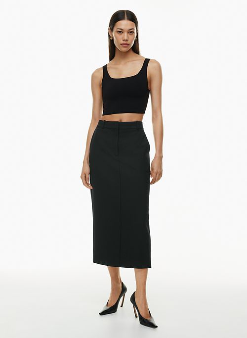 sculpt knit squareneck cropped tank sold by Aritzia product image thumbnail 3
