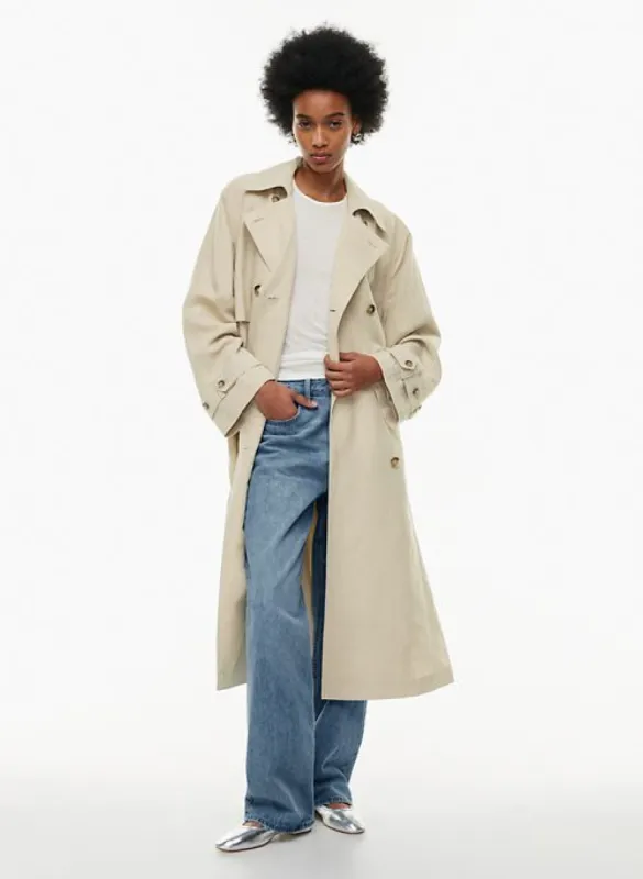 phase trench coat sold by Aritzia