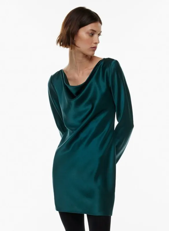 gio satin dress sold by Aritzia