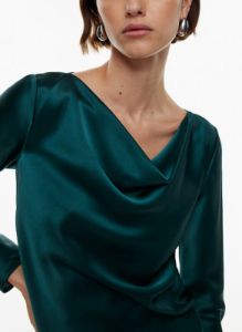 gio satin dress sold by Aritzia