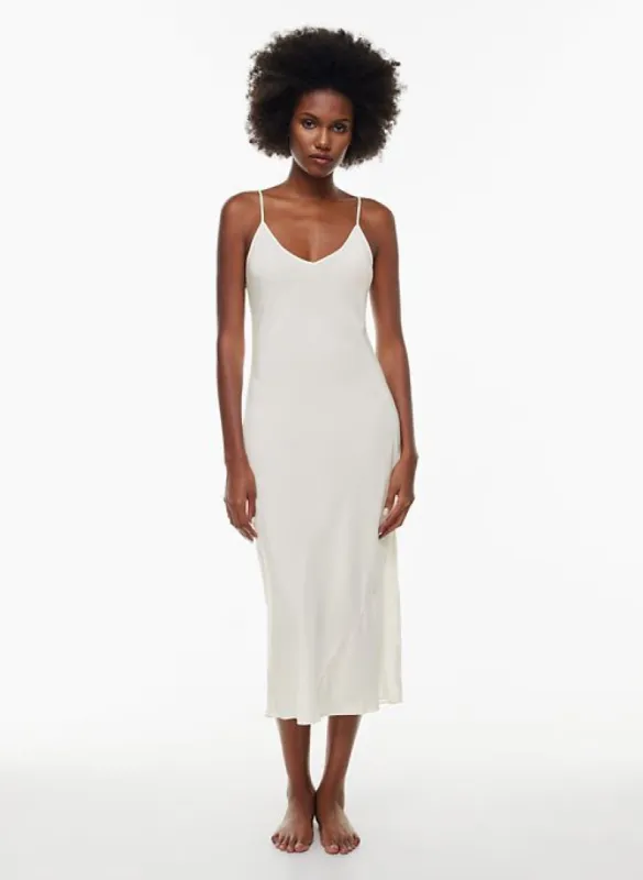 secret maxi slip dress made by Aritzia