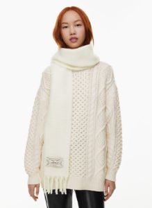 geneva scarf sold by Aritzia