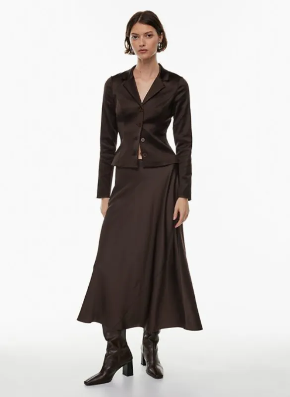 hollywood satin blazer sold by Aritzia