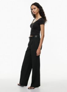 sinch smooth willow v-neck t-shirt sold by Aritzia