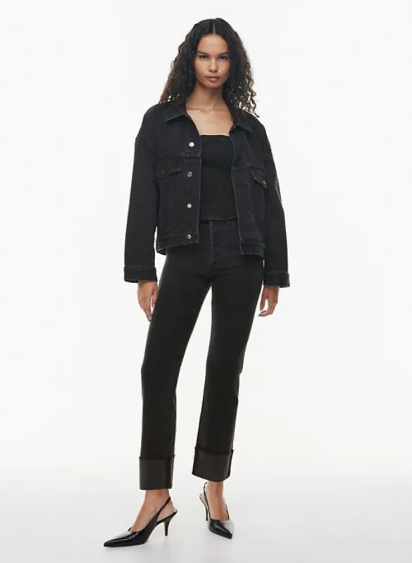 the arlo hi-rise cuff jean sold by Aritzia