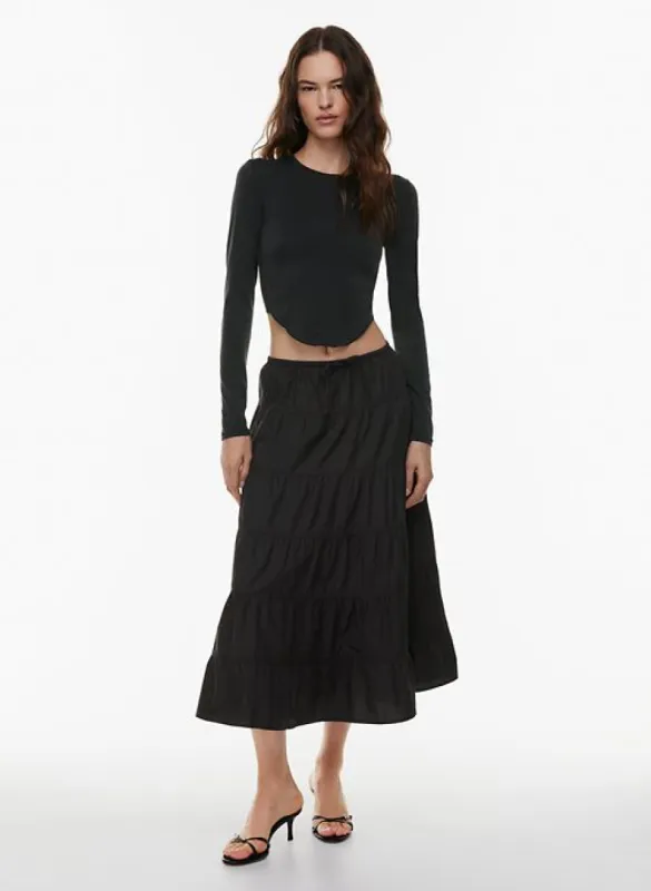 bouquet poplin skirt sold by Aritzia