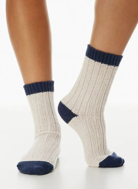 snuggle crew sock sold by Aritzia