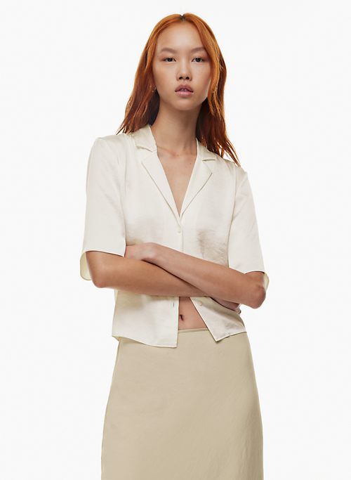 beso satin shirt sold by Aritzia product image thumbnail 2