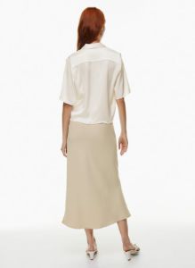 beso satin shirt sold by Aritzia