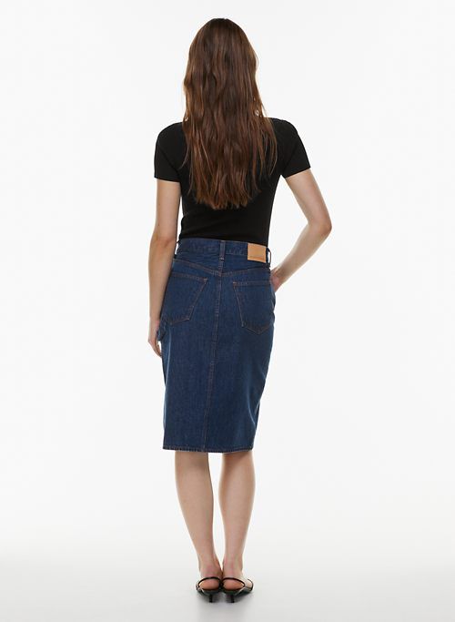 the ’90s pencil midi denim skirt sold by Aritzia product image thumbnail 5