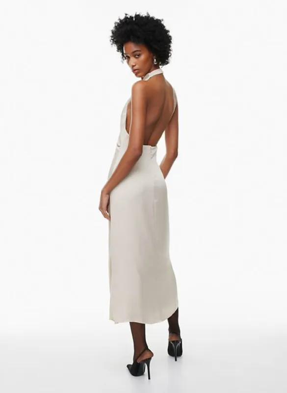 audience satin dress sold by Aritzia
