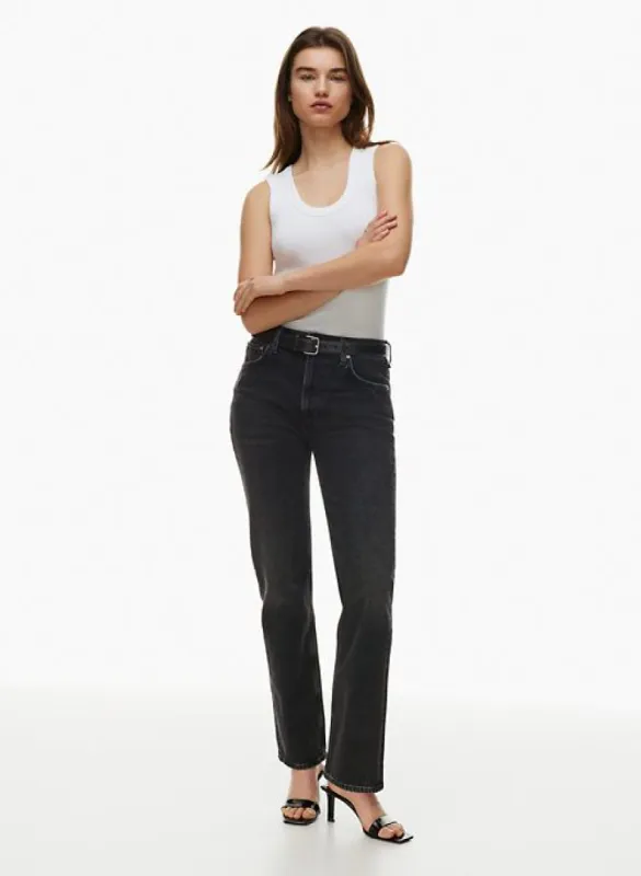zurie straight leg jean sold by Aritzia