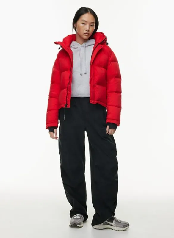 the super puff™ shorty sold by Aritzia