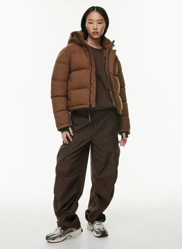 the super puff™ shorty sold by Aritzia