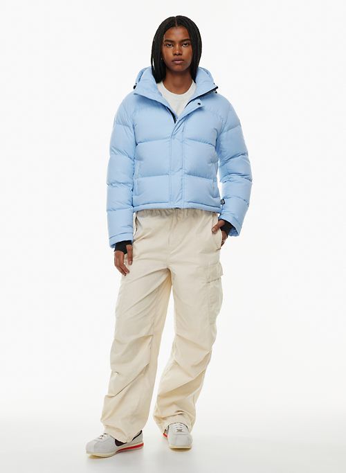 the super puff™ shorty sold by Aritzia