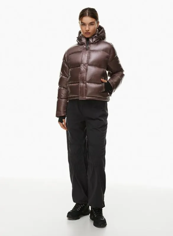 the super puff™ shorty sold by Aritzia