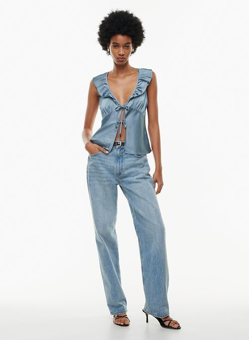 tonka satin blouse sold by Aritzia