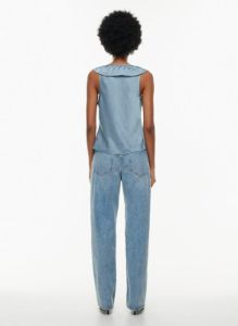 tonka satin blouse sold by Aritzia
