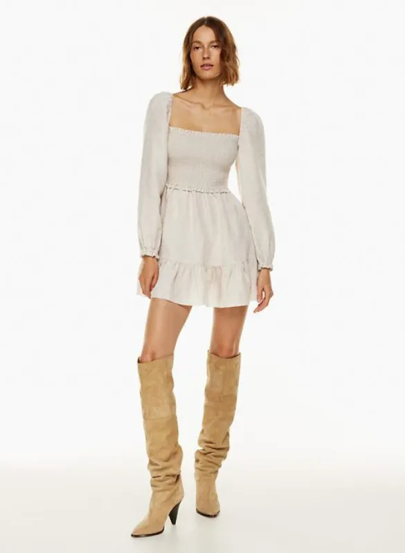 new tempest linen dress sold by Aritzia