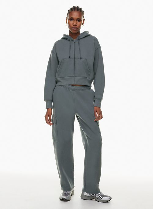 cozy fleece boyfriend boxy zip hoodie sold by Aritzia product image thumbnail 3