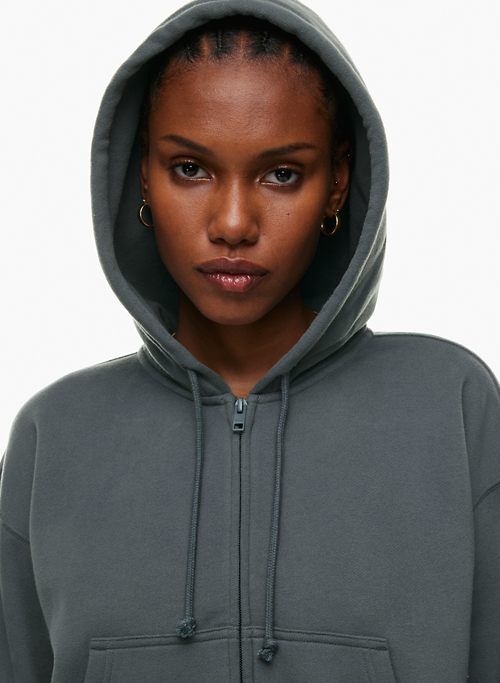 cozy fleece boyfriend boxy zip hoodie sold by Aritzia product image thumbnail 4