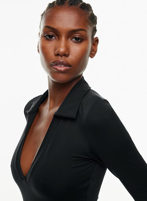 contour polo longsleeve bodysuit sold by Aritzia product image thumbnail 3