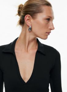 contour polo longsleeve dress sold by Aritzia