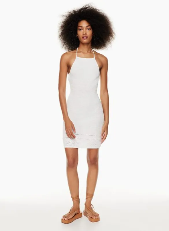 sunset halter dress sold by Aritzia