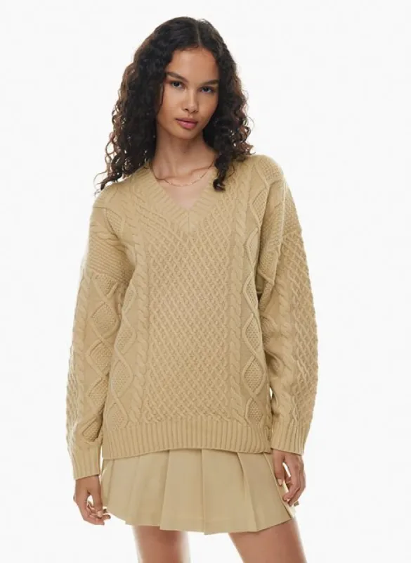 peggy v-neck sweater sold by Aritzia
