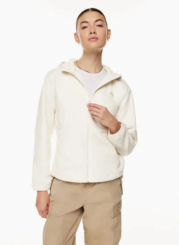 sno polar oversized zip hoodie made by Aritzia