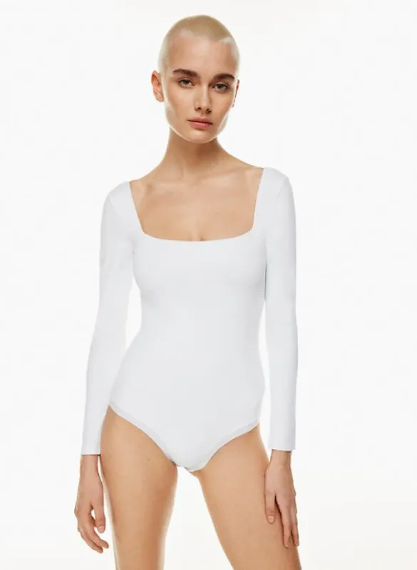 contour squareneck longsleeve bodysuit sold by Aritzia