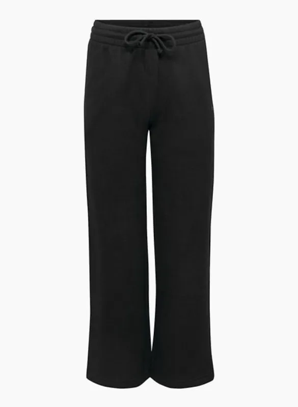 cozy fleece boyfriend basic wide sweatpant sold by Aritzia