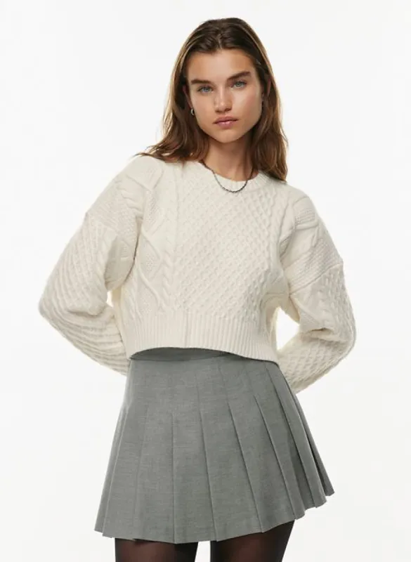 peggy cropped sweater sold by Aritzia